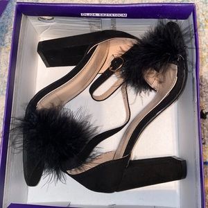 Brand new black heels never worn